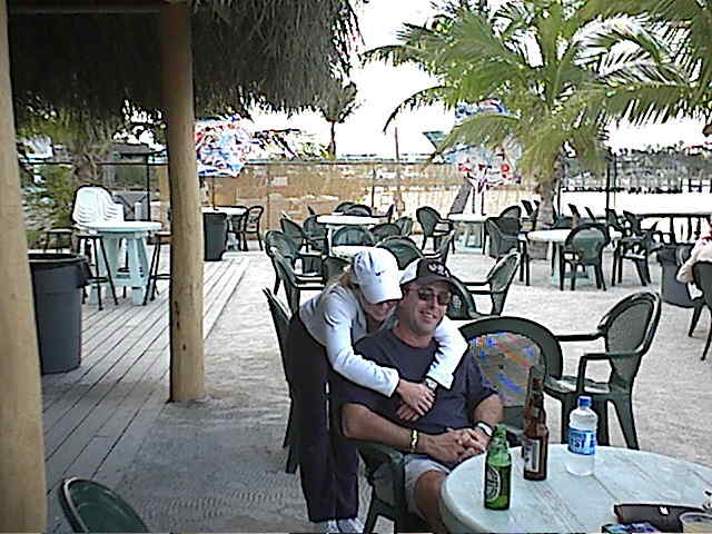 Honey, she dropped her ear ring.  Really!